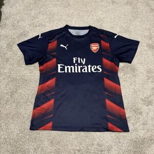 ARSENAL 2019 2020 AWAY FOOTBALL SHIRT SOCCER JERSEY PUMA BLUE MEN XL
